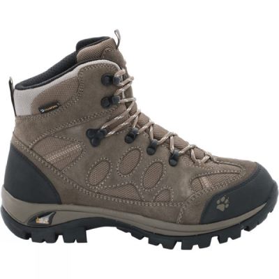 Botas Jack Wolfskin All Terrain 7 Texapore Mid Mujer Marrones Oscuro - Chile OSI425967